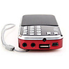 Y-501 AM/FM Bass Cannon Stereo Radio Red Portable Radio