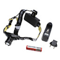 Y1012D Focus Adjustable Zoom 3-Mode Cree Q5 LED Headlamp Set (3W,  200LM,  1x18650)