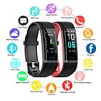 Y19 Smart Bracelet Dual-color Strap with Heart Rate and Blood Pressure Detection Ip68 Waterproof Sports Tracking