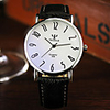 YAZOLE Unisex Sport Watch Quartz Modern Style Casual Water Resistant / Waterproof Analog Black / Silver Black Brown / Leather