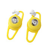 Yellow Light 3-Mode Tie-On Bike Light Keychains (2-Keychain Set)(YT-L119)