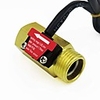 YF-B2 G1/2 DN15 Pure Brass water flow sensor hall flow rate counter indicator 1-25L/min