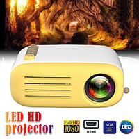 YG200 USB HDMI AV SD Mini Portable HD LED LCD Projector Beamer Home Media Movie Player Support 1080P AV USB SD Card 320 x 240 HDMI / USB / AV / CVBS for Home School Office miniinthebox