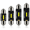 YoBis Double-pointed Roof Light 31/36/39/41 Wide Voltage Constant Current Cree Highlight 3smd License Plate Car Light miniinthebox