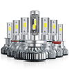 YoBis High-power High-brightness Mini Car Led Headlights 360-degree Light-emitting Headlights Modified Dob Car Headlights miniinthebox