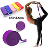 Yoga Strap 1 pcs Sports Polyester Yoga Pilates Bikram Stretch Eco-friendly Durable Adjustable D-Ring Buckle Physical Therapy Stretching Improve Flexibility For Men Women Waist Back Leg Abdomen