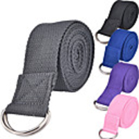 Yoga Strap Sports Polyester / Cotton Blend Yoga Pilates Stretchy Adjustable D-Ring Buckle Stretching Physical Therapists For Unisex