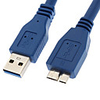 YongWei 0.3M 1FT A USB 3.0 Male to Micro USB 3.0 Male Cable Blue 0.3m