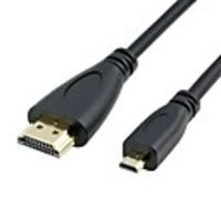 YONGWEI Micro HDMI Adapter Cable,  Micro HDMI to HDMI 1.4 Adapter Cable Male - Male 1080P Gold-plated copper 0.5m(1.5Ft) 5.0 Gbps