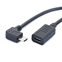 YONGWEI Micro USB 2.0 Adapter Cable,  Micro USB 2.0 to USB 2.0 Type C Adapter Cable Male - Female tinned copper 0.3m(1Ft)