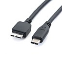 YONGWEI USB 3.0 Type C Adapter Cable,  USB 3.0 Type C to Micro USB 3.0 Adapter Cable Male - Male tinned copper 0.3m(1Ft) 5.0 Gbps
