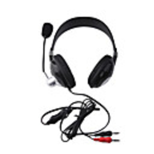 Yoro Stereo Headphone Microphone Headset (Black)