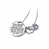 you are braver than you believe inspirational necklace birthstone graduation gift best friend encouragement gifts birthday gift
