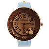 Young Fashion PU Leather Band Cute Style Micky Girl Women Lady