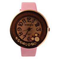 Young Fashion PU Leather Band Cute Style Micky Girl Women Lady