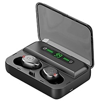 Z-YeuY F9-5 TWS True Wireless Earbuds Bluetooth Earphone W/Digital Display 3000mAh Power Bank