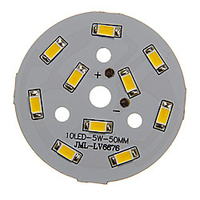 ZDM 1PC 5W 450-500LM 10 x 5730 SMD LED Light Source Board Warm White Light 3000-3500K (15-18V 0.3A miniinthebox
