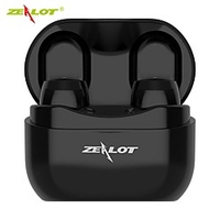 ZEALOT T4 True Wireless Headphones TWS Earbuds Bluetooth5.0 Ergonomic Design Dual Drivers Hands-free Calling for Apple Samsung Huawei Xiaomi MI Everyday Use Traveling Cycling Mobile Phone miniinthebox
