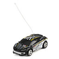 Zebra Stripe 1:63 Mini Radio Control Racing Car (Black)
