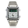 Zermatt - Analog-Digital Dual Display White Dial Wrist Watch WH-839