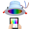 Zigbee LED Downlight RGBW Smart App Control 16Million Colours 9W Dimmable Intelligen lighting AC110-240V miniinthebox