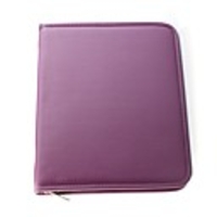 Zip Protective PU Leather Case for Ipad 2 (purple)