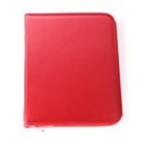 Zip Protective PU Leather Case for Ipad 2 (red)