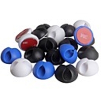 ZIQIAO 10PCS Multifunctional Adhesive Car Charger Line Clasp Clamp Headphone/USB Cable Car Clip Interior Accessories(2.81.5CM)