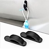 ZIQIAO 2 PCs Fashion Universal Car Auto Vehicle Holder Hook Hanger Fixer Organizer Clamps Interior 3M Adhensive Black Tools Car Styling