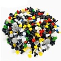 ZIQIAO 200Pcs Mixed Auto Fastener Vehicle Car Bumper Clips Retainer Fastener Rivet Door Panel Fender Liner Universal for All Car
