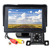 ZIQIAO 4.3 Inch TFT LCD Screen Car Monitor Auxiliary Parking 8 LED Light Night Vision Rear View Camera