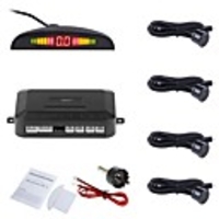 ZIQIAO Car Auto Park Tronic LED Parking Sensor With 4 Sensors Reverse Backup Car Parking Radar Monitor Detector System Backlight Display