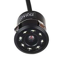 ZIQIAO Universal 8 LED HD Night Vision 18.5mm Car Rear View Camera 170-degree Rear View Backup Camera miniinthebox