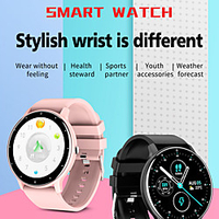 ZL02 Smartwatch for Android iOS IP 67 Waterproof Level Waterproof Heart Rate Monitor Blood Pressure Measurement Sports Smart Pedometer Call Reminder Sleep Tracker Sedentary Reminder Men Women miniinthebox