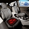Zone Tech Car Heated Seat Cushion Hot Cover Auto 12V Heater Warmer Pad