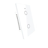 ZS-US2-WH/Zigbee Tuya Smart Switch App Control Button Switch With Single Live Wire Or Live And Neutral Wire for Daily / Living Room / Bedroom APP Control / Timing Function / Smart ZigBee miniinthebox