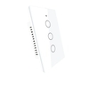 ZS-US3-WH/Zigbee Tuya Smart Switch 3 Gang App Control Button Switch With Single Live Wire Or Live And Neutral Wire For Daily / Living Room / Bedroom APP Control / Timing Function / Smart ZigBee miniinthebox