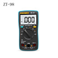 ZT-98 Digital Auto Range Portable Multimeter 6000 counts Backlight Ammeter Voltmeter Ohm English/Russian user manual