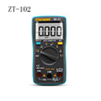 ZT102 Digital Auto Range Portable Multimeter 6000 counts Backlight Ammeter Voltmeter Ohm English/Russian user manual