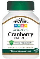 21st Century Cranberry Extract (400 mg,  60 Vegetarian Capsules)