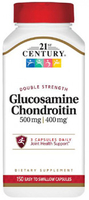 21st Century Glucosamine and Chondroitin (500 mg,  400 mg,  150 Capsules)