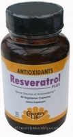 Country Life Resveratrol Plus (60 Vegetarian Capsules)