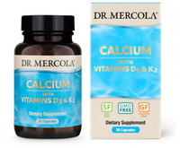 Dr. Mercola Calcium with Vitamins D3 & K2 (30 Capsules)