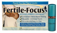 Fairhaven Health Fertil-Focus® Saliva-Based Fertility Test,  Personal Saliva Ovulation Microscope,  (Doctor Approved,  Saliva Based Fertility Test)