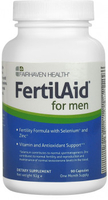 Fairhaven Health Fertilaid® for Men,  Patented Fertility Supplement for Sperm Count & Motility (90 Capsules,  1 Month Supply)