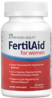 Fairhaven Health Fertilaid® for Women,  Patented Fertility Formula & Prenatal Vitamins Supplement (90 Capsules,  1 Month Supply)