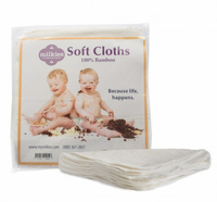Fairhaven Health Milkies Soft Cloths (100% Bamboo Rayon,  5 per Pack)