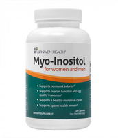 Fairhaven Health Myo-Inositol For Women (120 Capsules,  One Month Supply,  2 grams per Dose)