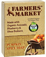 Farmers Market Natural Bar Soap (Pumpkin Spice,  155g)