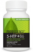 Foodscience of Vermont 5-HTP + B6 (50 mg,  90 Vegetarian Capsules)